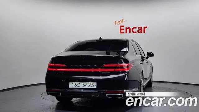 2019 Genesis G90 3.8 AWD Sold VIN KMHG241DDKU068867 – rear exterior 2019 Genesis G90 3.8 AWD Sold VIN KMHG241DDKU068867 – rear exterior