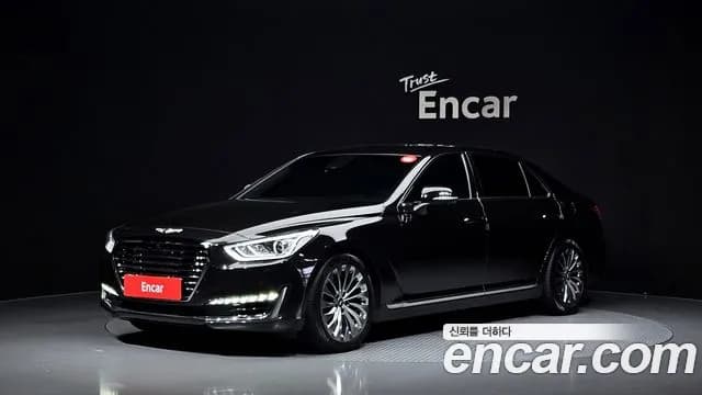 2018 Genesis EQ900 3.8 GDI AWD Sold VIN KMHG341DDJU046423 – side profile 2018 Genesis EQ900 3.8 GDI AWD Sold VIN KMHG341DDJU046423 – side profile