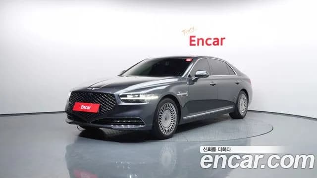 2020 Genesis G90 3.8 AWD Sold VIN KMHG341DDLU079595 – side profile 2020 Genesis G90 3.8 AWD Sold VIN KMHG341DDLU079595 – side profile