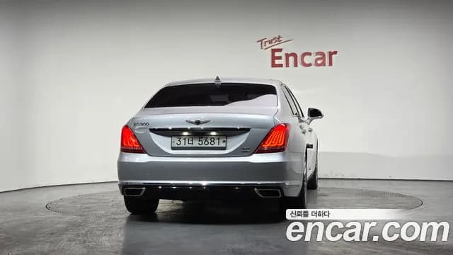 2018 Genesis EQ900 5.0 GDI AWD Sold VIN KMHG541HDJU046903 – side profile 2018 Genesis EQ900 5.0 GDI AWD Sold VIN KMHG541HDJU046903 – side profile