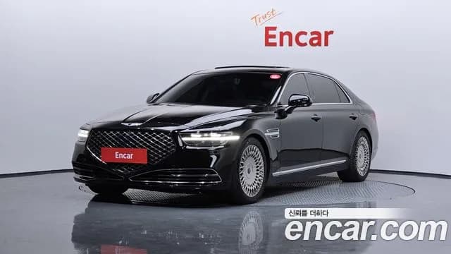 2019 Genesis G90 5.0 AWD Sold VIN KMHG541HDKU055227 – rear exterior 2019 Genesis G90 5.0 AWD Sold VIN KMHG541HDKU055227 – rear exterior