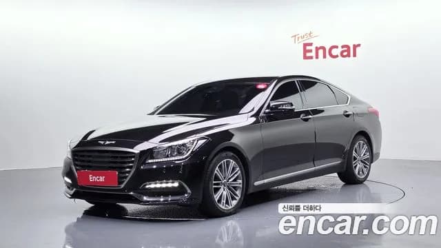2018 Genesis G80 3.3 GDI Sold VIN KMHGL41DBJU287603 – front exterior 2018 Genesis G80 3.3 GDI Sold VIN KMHGL41DBJU287603 – front exterior
