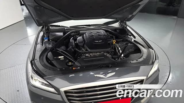 2017 Genesis G80 3.3 GDI AWD Sold VIN KMHGL41DDHU224726 – front exterior 2017 Genesis G80 3.3 GDI AWD Sold VIN KMHGL41DDHU224726 – front exterior
