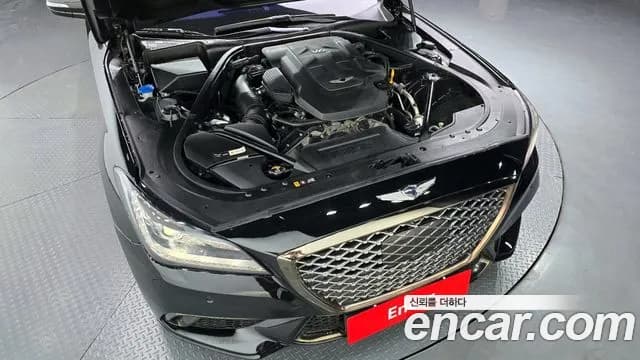 2017 Genesis G80 3.3 GDI AWD Sold VIN KMHGL41DDHU225465 – front exterior 2017 Genesis G80 3.3 GDI AWD Sold VIN KMHGL41DDHU225465 – front exterior