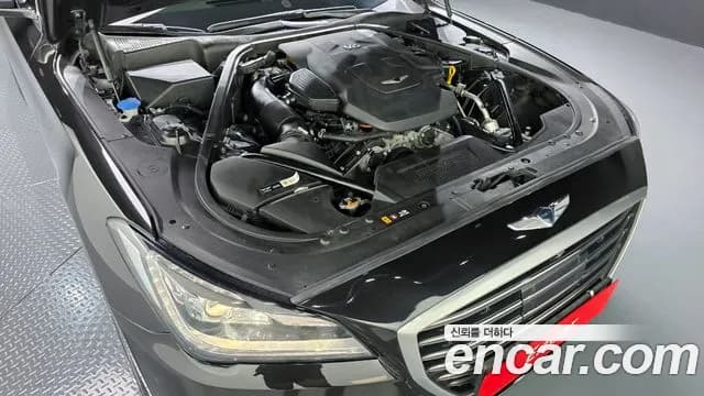 2018 Genesis G80 3.3 GDI Sold VIN KMHGM41DBJU244344 – rear exterior 2018 Genesis G80 3.3 GDI Sold VIN KMHGM41DBJU244344 – rear exterior