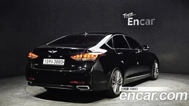 2019 Genesis G80 3.3 GDI Sold VIN KMHGM41DBKU333442 – rear exterior 2019 Genesis G80 3.3 GDI Sold VIN KMHGM41DBKU333442 – rear exterior