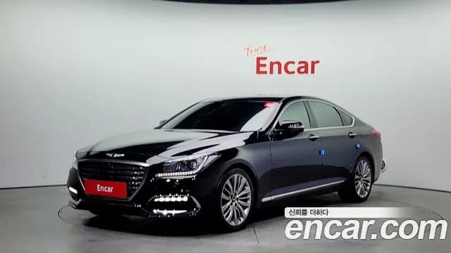 2017 Genesis G80 3.3 GDI AWD Sold VIN KMHGM41DDHU223427 – rear exterior 2017 Genesis G80 3.3 GDI AWD Sold VIN KMHGM41DDHU223427 – rear exterior