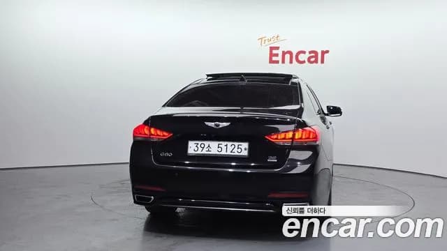 2018 Genesis G80 3.3 GDI AWD Sold VIN KMHGM41DDJU243794 – rear exterior 2018 Genesis G80 3.3 GDI AWD Sold VIN KMHGM41DDJU243794 – rear exterior