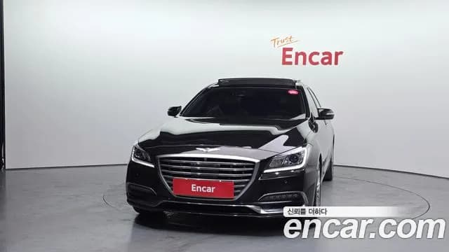 2018 Genesis G80 3.3 GDI AWD Sold VIN KMHGM41DDJU243794 – side profile 2018 Genesis G80 3.3 GDI AWD Sold VIN KMHGM41DDJU243794 – side profile