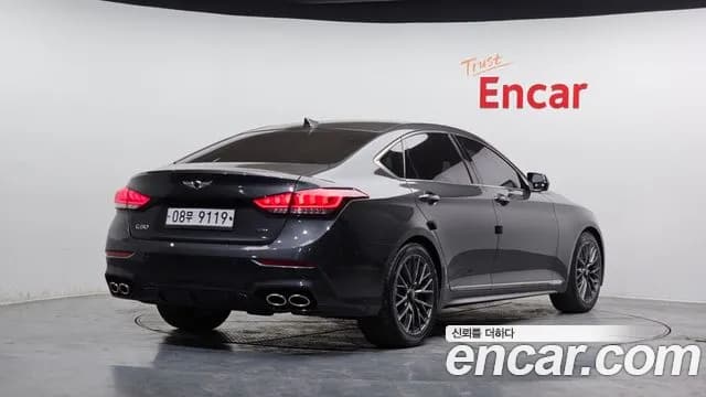 2018 Genesis G80 3.3 T-GDI Sold VIN KMHGR41BBJU259114 – engine bay 2018 Genesis G80 3.3 T-GDI Sold VIN KMHGR41BBJU259114 – engine bay
