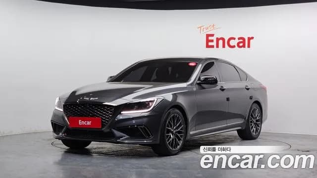 2018 Genesis G80 3.3 T-GDI Sold VIN KMHGR41BBJU259114 – trunk area 2018 Genesis G80 3.3 T-GDI Sold VIN KMHGR41BBJU259114 – trunk area