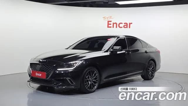 2018 Genesis G80 3.3 T-GDI AWD Sold VIN KMHGR41BDJU294696 – rear exterior 2018 Genesis G80 3.3 T-GDI AWD Sold VIN KMHGR41BDJU294696 – rear exterior