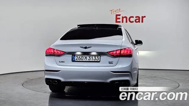 2018 Genesis G80 3.3 T-GDI AWD Sold VIN KMHGR41BDJU298181 – side profile 2018 Genesis G80 3.3 T-GDI AWD Sold VIN KMHGR41BDJU298181 – side profile