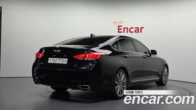 2019 Genesis G80 3.8 GDI AWD Sold VIN KMHGR41EDKU315144 – rear exterior 2019 Genesis G80 3.8 GDI AWD Sold VIN KMHGR41EDKU315144 – rear exterior