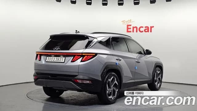 2021 Hyundai Tucson (NX4) Gasoline 1.6 Turbo 2WD Sold VIN KMHJE81BGMU071568 – rear exterior 2021 Hyundai Tucson (NX4) Gasoline 1.6 Turbo 2WD Sold VIN KMHJE81BGMU071568 – rear exterior