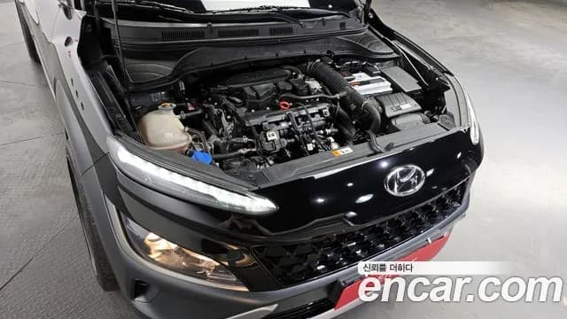 2021 Hyundai The New Kona Gasoline 1.6 Turbo 2WD Sold VIN KMHK3813GMU819411 – rear exterior 2021 Hyundai The New Kona Gasoline 1.6 Turbo 2WD Sold VIN KMHK3813GMU819411 – rear exterior