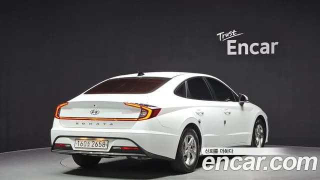 2020 Hyundai Sonata (DN8) 2.0 LPG(rental car) Sold VIN KMHL341DBLA086058 – rear exterior 2020 Hyundai Sonata (DN8) 2.0 LPG(rental car) Sold VIN KMHL341DBLA086058 – rear exterior
