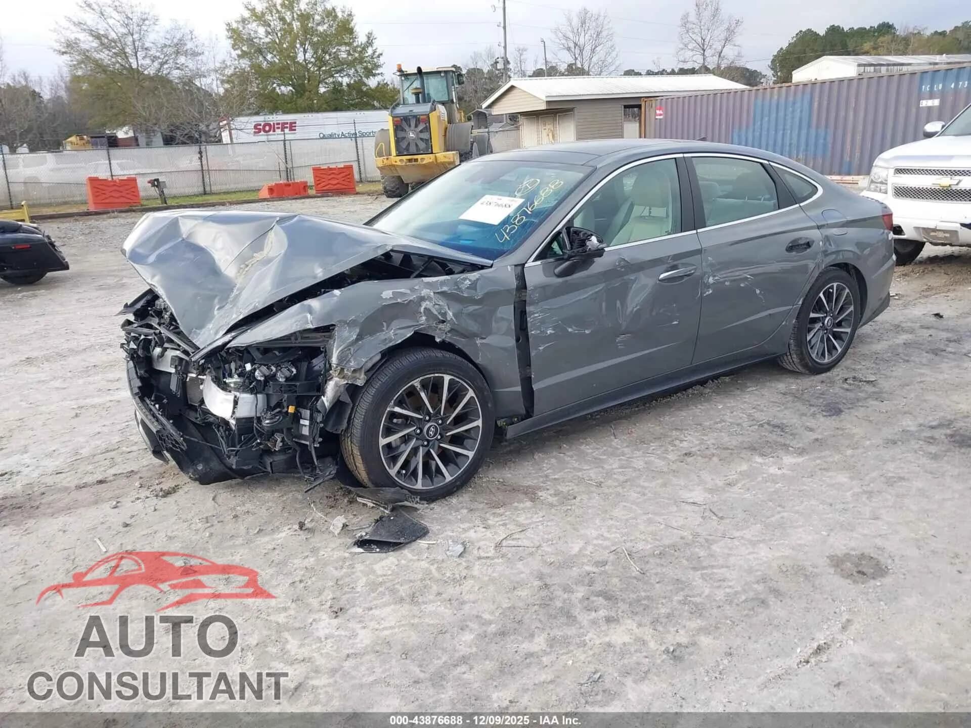 2022 HYUNDAI SONATA Damaged VIN KMHL34J26NA244678 – rear exterior 2022 HYUNDAI SONATA Damaged VIN KMHL34J26NA244678 – rear exterior