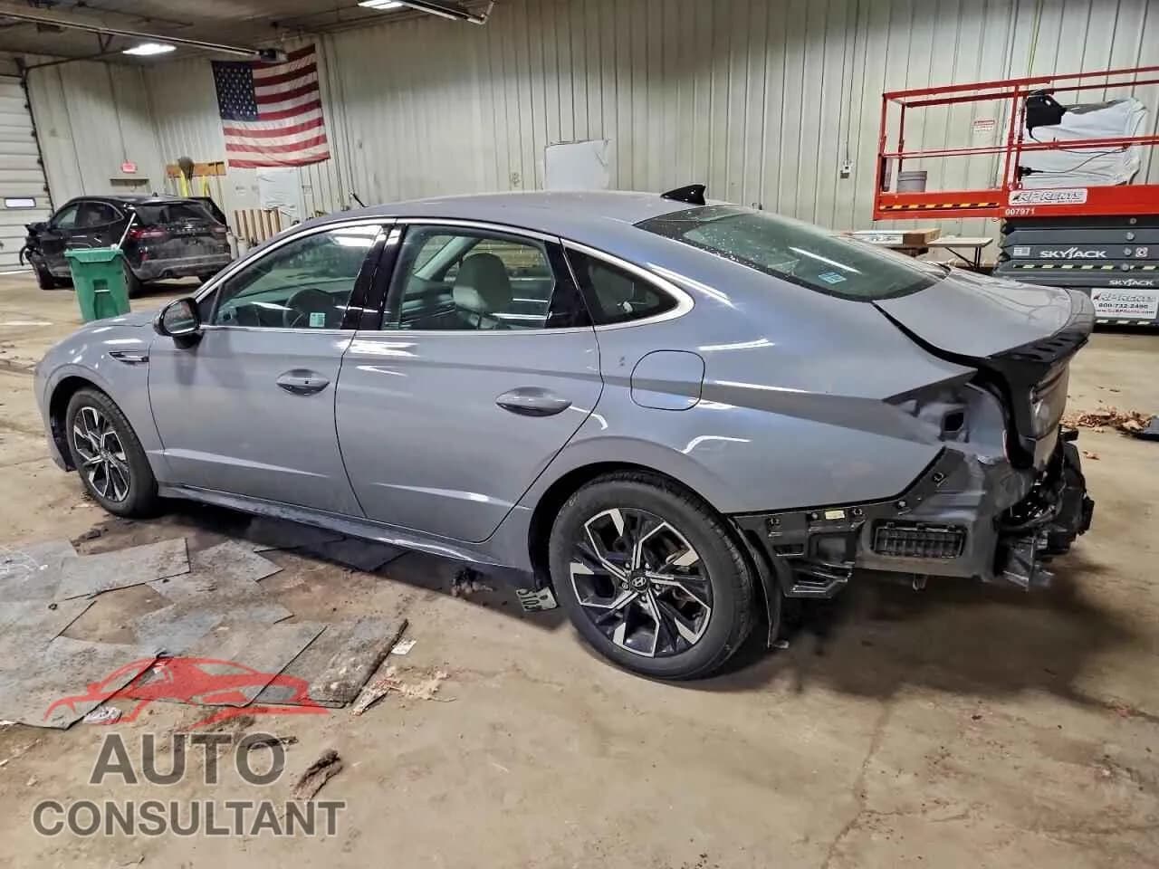 2024 HYUNDAI SONATA Damaged VIN KMHL64JAXRA396984 – rear exterior 2024 HYUNDAI SONATA Damaged VIN KMHL64JAXRA396984 – rear exterior