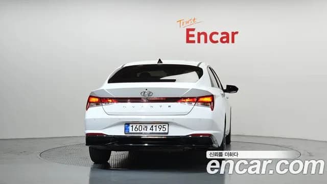 2022 Hyundai Avante Hybrid (CN7) Modern Sold VIN KMHLM41JGNU024861 – rear exterior 2022 Hyundai Avante Hybrid (CN7) Modern Sold VIN KMHLM41JGNU024861 – rear exterior