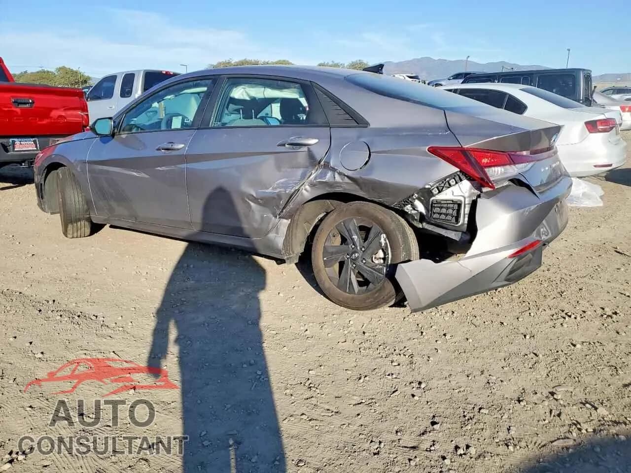 2022 HYUNDAI ELANTRA Damaged VIN KMHLM4AG3NU218918 – rear exterior 2022 HYUNDAI ELANTRA Damaged VIN KMHLM4AG3NU218918 – rear exterior