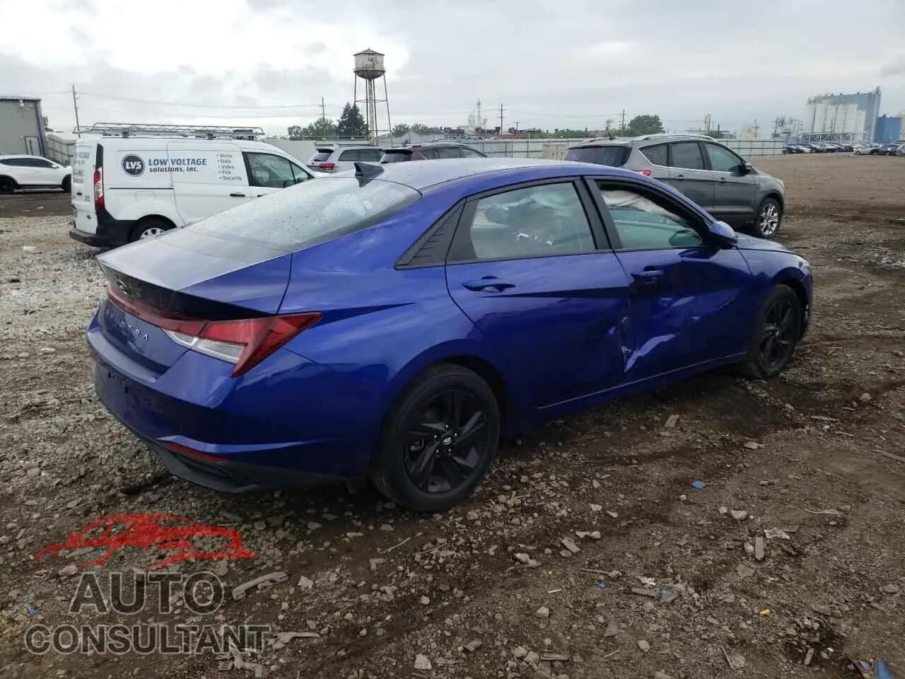 2023 HYUNDAI ELANTRA Damaged VIN KMHLM4AG9PU480476 – side profile 2023 HYUNDAI ELANTRA Damaged VIN KMHLM4AG9PU480476 – side profile