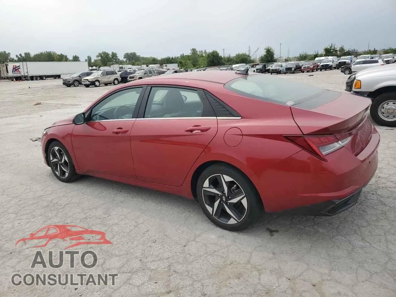 2023 HYUNDAI ELANTRA Damaged VIN KMHLP4AG1PU472461 – rear exterior 2023 HYUNDAI ELANTRA Damaged VIN KMHLP4AG1PU472461 – rear exterior