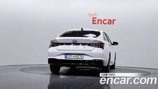 2021 Hyundai Avante (CN7) 1.6 Sold VIN KMHLR41EEMU002930 – rear exterior 2021 Hyundai Avante (CN7) 1.6 Sold VIN KMHLR41EEMU002930 – rear exterior