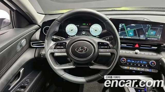 2022 Hyundai Avante Hybrid (CN7) Inspiration Sold VIN KMHLR41JGNU021508 – dashboard 2022 Hyundai Avante Hybrid (CN7) Inspiration Sold VIN KMHLR41JGNU021508 – dashboard