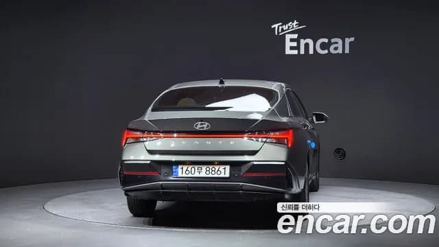 2024 Hyundai The New Avante Hybrid (CN7) Inspiration Sold VIN KMHLR41JGRU110735 – side profile 2024 Hyundai The New Avante Hybrid (CN7) Inspiration Sold VIN KMHLR41JGRU110735 – side profile