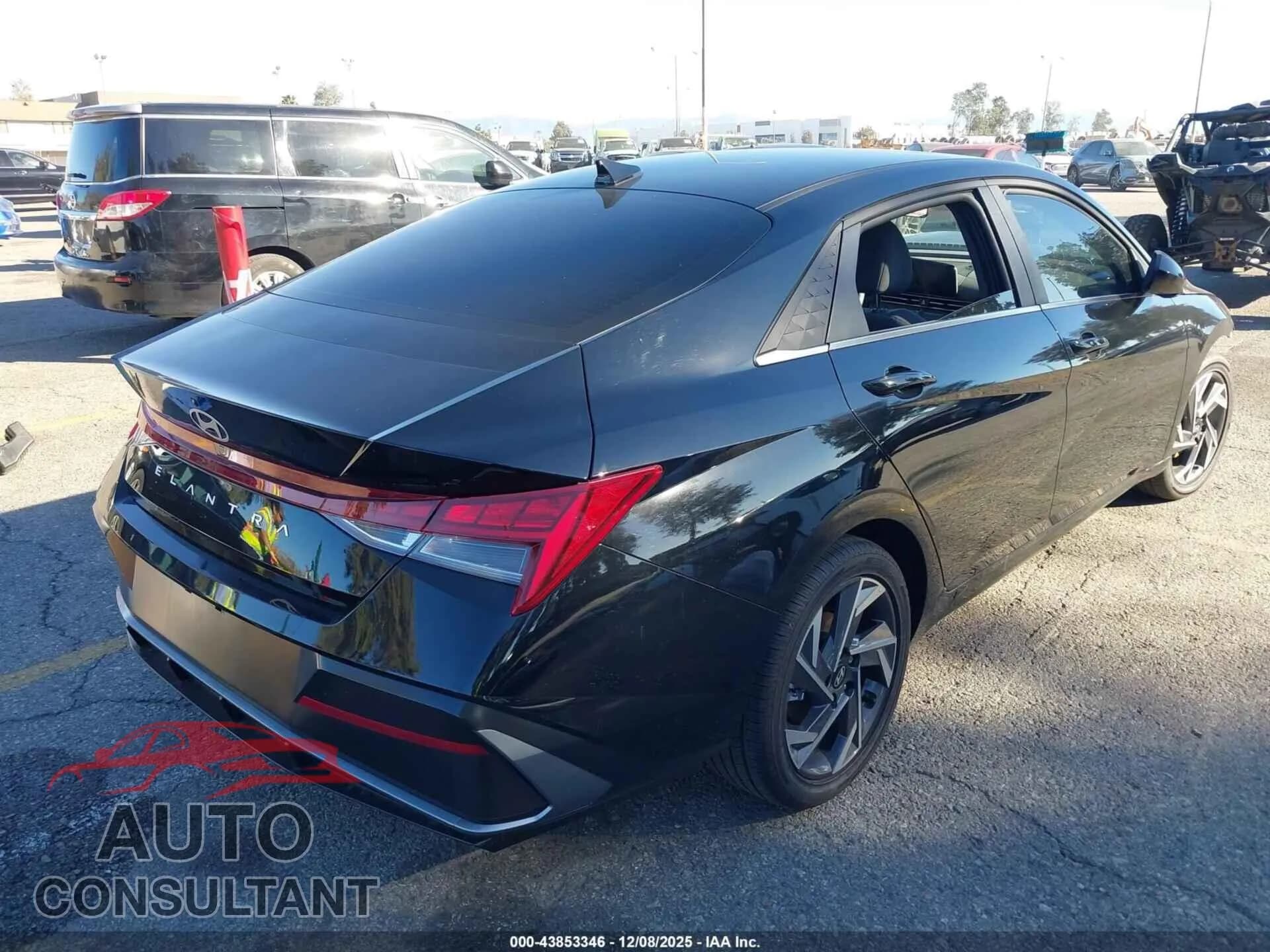 2025 HYUNDAI ELANTRA Damaged VIN KMHLS4DG9SU939869 – dashboard 2025 HYUNDAI ELANTRA Damaged VIN KMHLS4DG9SU939869 – dashboard