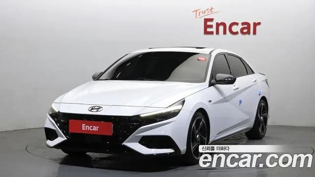 2021 Hyundai Avante (CN7) 1.6 Turbo N Line Sold VIN KMHLT41FGMU095816 – front exterior 2021 Hyundai Avante (CN7) 1.6 Turbo N Line Sold VIN KMHLT41FGMU095816 – front exterior