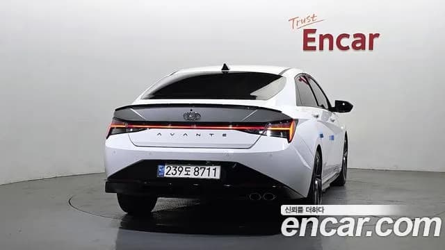 2021 Hyundai Avante (CN7) 1.6 Turbo N Line Sold VIN KMHLT41FGMU095816 – side profile 2021 Hyundai Avante (CN7) 1.6 Turbo N Line Sold VIN KMHLT41FGMU095816 – side profile