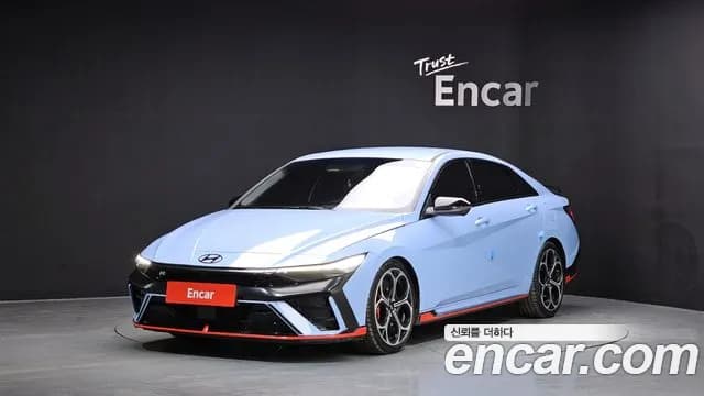 2024 Hyundai The New Avante (CN7) 2.0 N Sold VIN KMHLW41KGRU017839 – front exterior 2024 Hyundai The New Avante (CN7) 2.0 N Sold VIN KMHLW41KGRU017839 – front exterior
