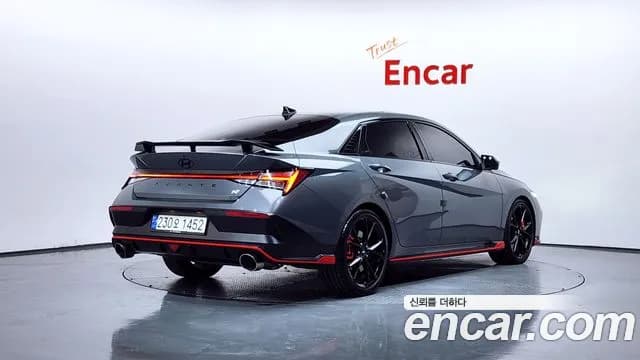 2024 Hyundai The New Avante (CN7) 2.0 N Sold VIN KMHLW41KGRU021612 – side profile 2024 Hyundai The New Avante (CN7) 2.0 N Sold VIN KMHLW41KGRU021612 – side profile