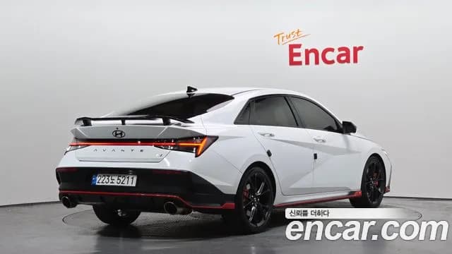2025 Hyundai The New Avante (CN7) 2.0 N Sold VIN KMHLW41KGSU027350 – rear exterior 2025 Hyundai The New Avante (CN7) 2.0 N Sold VIN KMHLW41KGSU027350 – rear exterior