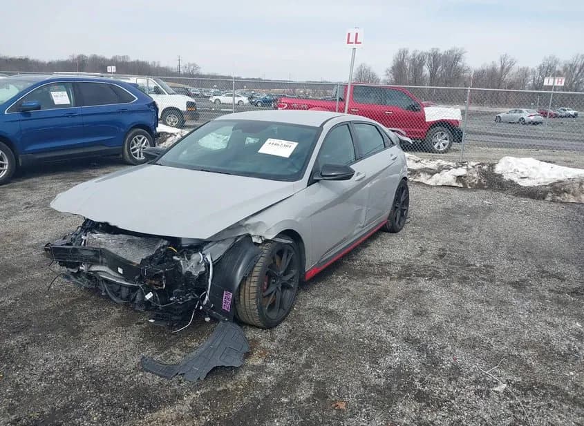 2026 HYUNDAI Elantra N Used VIN KMHLW4DK3TU036319 – undercarriage 2026 HYUNDAI Elantra N Used VIN KMHLW4DK3TU036319 – undercarriage