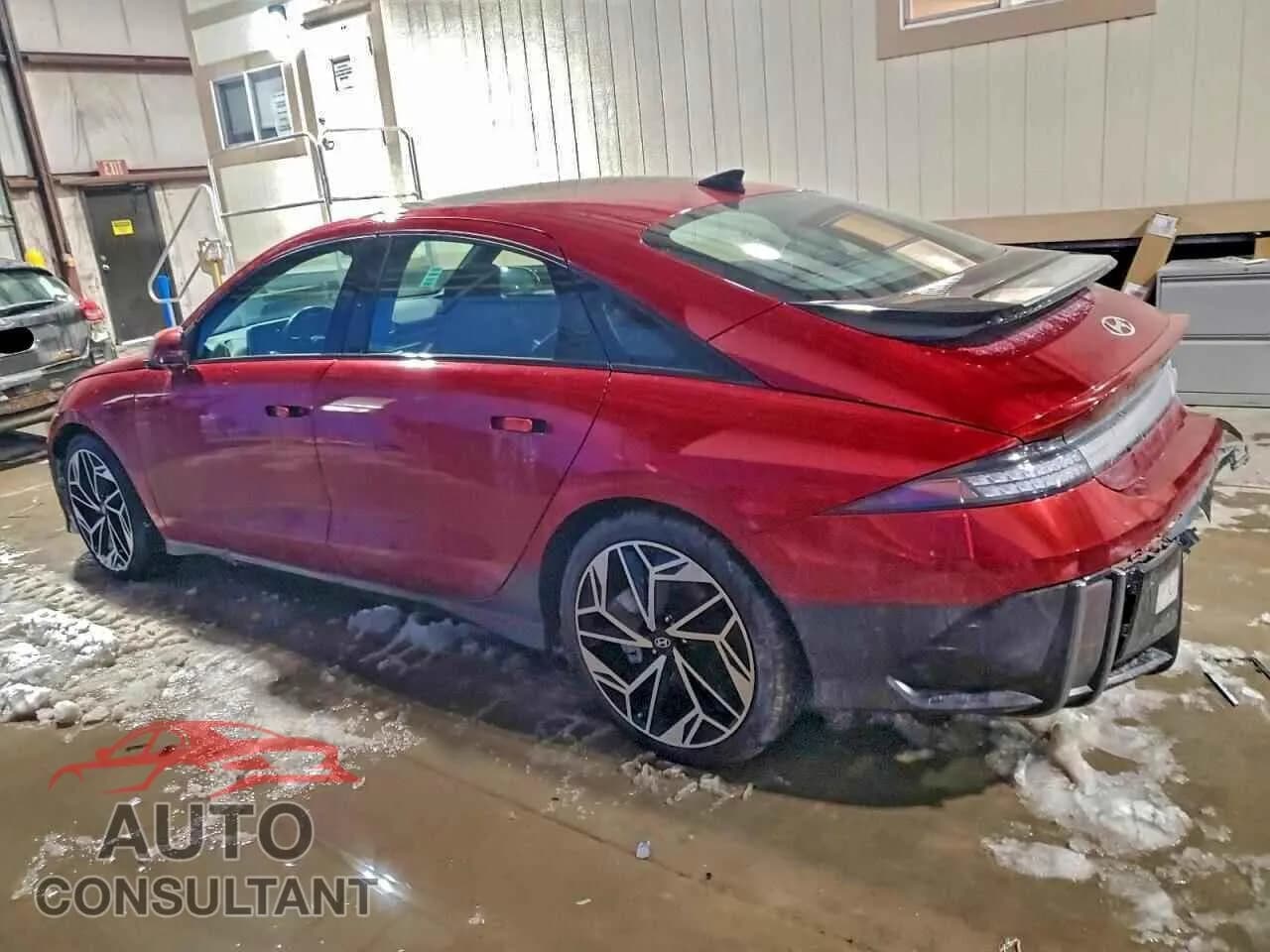 2024 HYUNDAI IONIQ 6 LI Damaged VIN KMHM54AC6RA058944 – rear exterior 2024 HYUNDAI IONIQ 6 LI Damaged VIN KMHM54AC6RA058944 – rear exterior