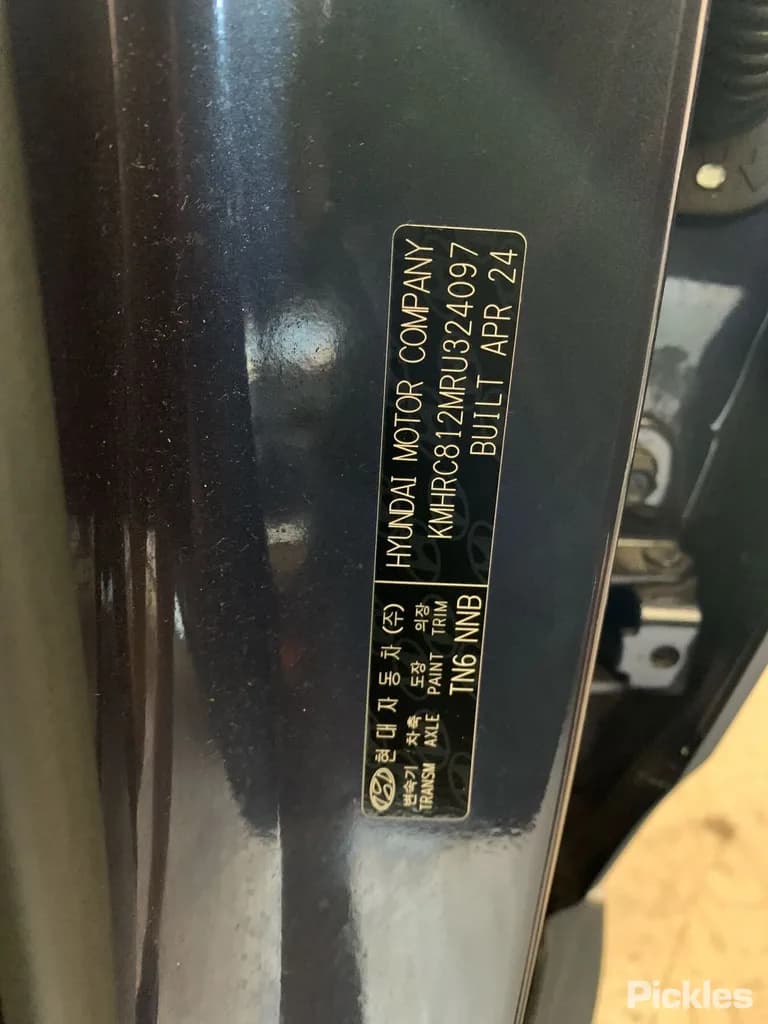2024 Hyundai Venue Used VIN KMHRC812MRU324097 – odometer reading 2024 Hyundai Venue Used VIN KMHRC812MRU324097 – odometer reading