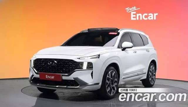 2021 Hyundai The New Santa Fe Gasoline 2.5T 2WD Sold VIN KMHS581LGMU405772 – rear exterior 2021 Hyundai The New Santa Fe Gasoline 2.5T 2WD Sold VIN KMHS581LGMU405772 – rear exterior