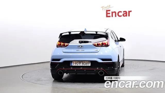 2021 Hyundai Veloster (JS) 2.0 N Sold VIN KMHT361HGMU008047 – rear exterior 2021 Hyundai Veloster (JS) 2.0 N Sold VIN KMHT361HGMU008047 – rear exterior