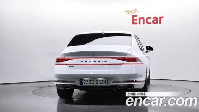 2022 Genesis G90 (RS4) Gasoline 3.5 Turbo 2WD Sold VIN KMTFA41DBNU013854 – front exterior 2022 Genesis G90 (RS4) Gasoline 3.5 Turbo 2WD Sold VIN KMTFA41DBNU013854 – front exterior