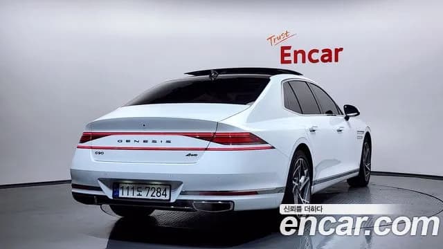 2023 Genesis G90 (RS4) Gasoline 3.5 Turbo AWD Sold VIN KMTFA41DDPU021848 – front exterior 2023 Genesis G90 (RS4) Gasoline 3.5 Turbo AWD Sold VIN KMTFA41DDPU021848 – front exterior