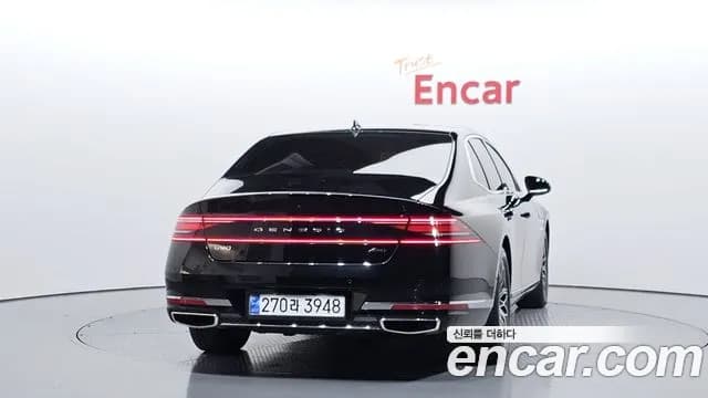 2023 Genesis G90 (RS4) Gasoline 3.5 Turbo AWD Sold VIN KMTFA41DDPU026332 – rear exterior 2023 Genesis G90 (RS4) Gasoline 3.5 Turbo AWD Sold VIN KMTFA41DDPU026332 – rear exterior