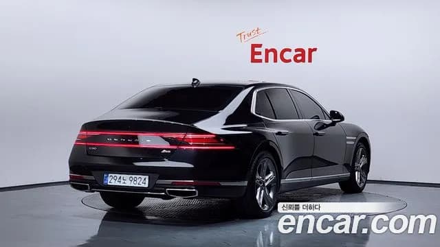 2023 Genesis G90 (RS4) Gasoline 3.5 Turbo AWD Sold VIN KMTFA41DDPU035377 – rear exterior 2023 Genesis G90 (RS4) Gasoline 3.5 Turbo AWD Sold VIN KMTFA41DDPU035377 – rear exterior