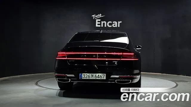 2023 Genesis G90 (RS4) Gasoline 3.5 Turbo AWD Sold VIN KMTFA41DDPU037510 – side profile 2023 Genesis G90 (RS4) Gasoline 3.5 Turbo AWD Sold VIN KMTFA41DDPU037510 – side profile