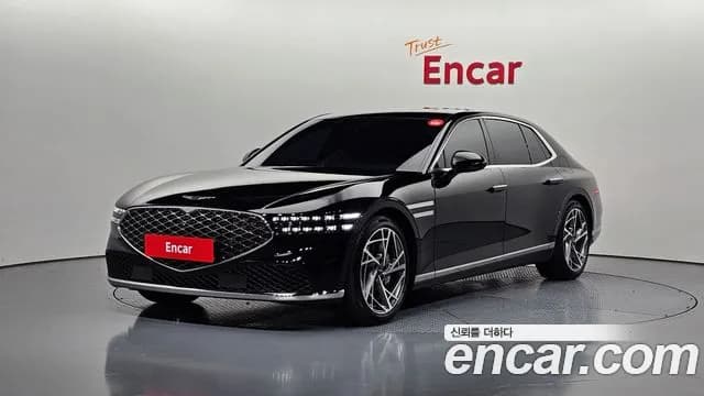 2025 Genesis G90 (RS4) Gasoline 3.5 Turbo AWD Sold VIN KMTFA41DDSU046218 – side profile 2025 Genesis G90 (RS4) Gasoline 3.5 Turbo AWD Sold VIN KMTFA41DDSU046218 – side profile