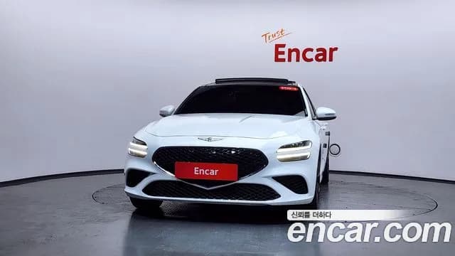 2023 Genesis The New G70 Gasoline 2.0T 4WD Sold VIN KMTG141ADPU116629 – rear exterior 2023 Genesis The New G70 Gasoline 2.0T 4WD Sold VIN KMTG141ADPU116629 – rear exterior