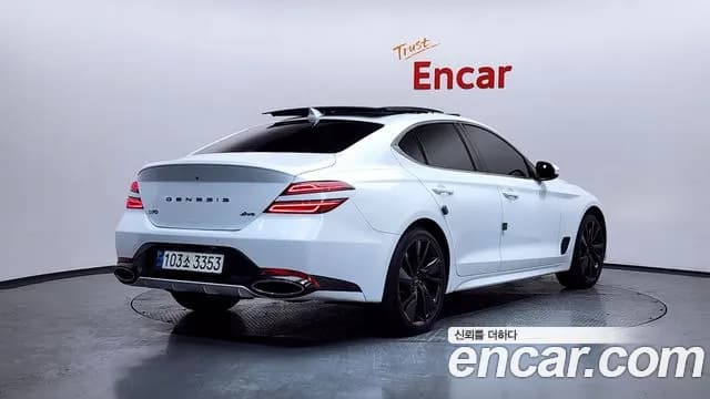 2023 Genesis The New G70 Gasoline 2.0T 4WD Sold VIN KMTG141ADPU116629 – exterior detail 2023 Genesis The New G70 Gasoline 2.0T 4WD Sold VIN KMTG141ADPU116629 – exterior detail