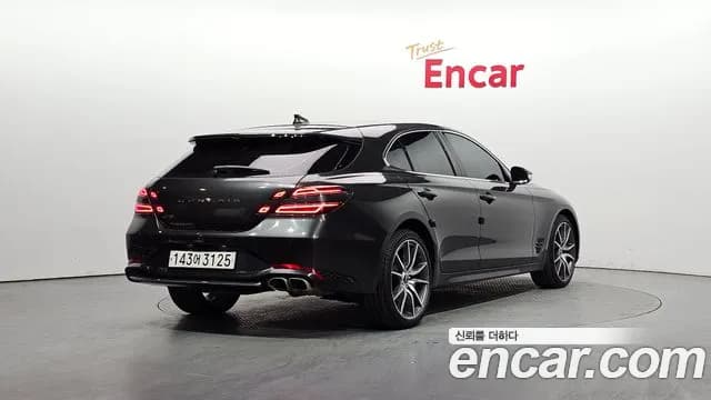 2023 Genesis The New G70 Shooting Brake Gasoline 2.0T 2WD Sold VIN KMTG2G1ABPU109798 – rear exterior 2023 Genesis The New G70 Shooting Brake Gasoline 2.0T 2WD Sold VIN KMTG2G1ABPU109798 – rear exterior